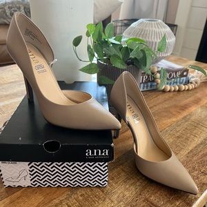 Ana leather heels